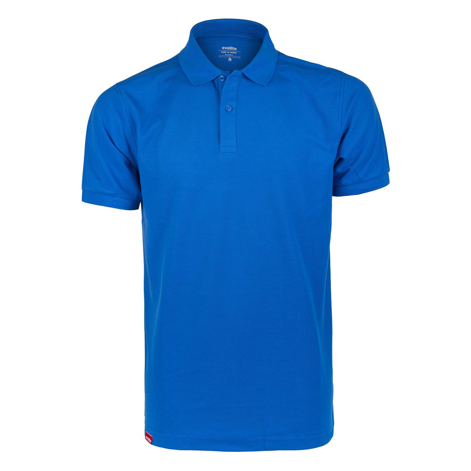 Evolite DeepRaw Bay Polo T-Shirt - Sax