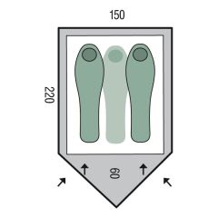 PINGUIN SCOUT 2-3 KHAKI KISILIK CADIR