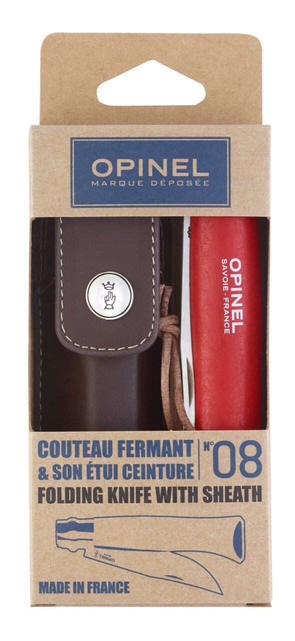 OPINEL INOX KIRMIZI SAP 8 NO CAKI (001890)