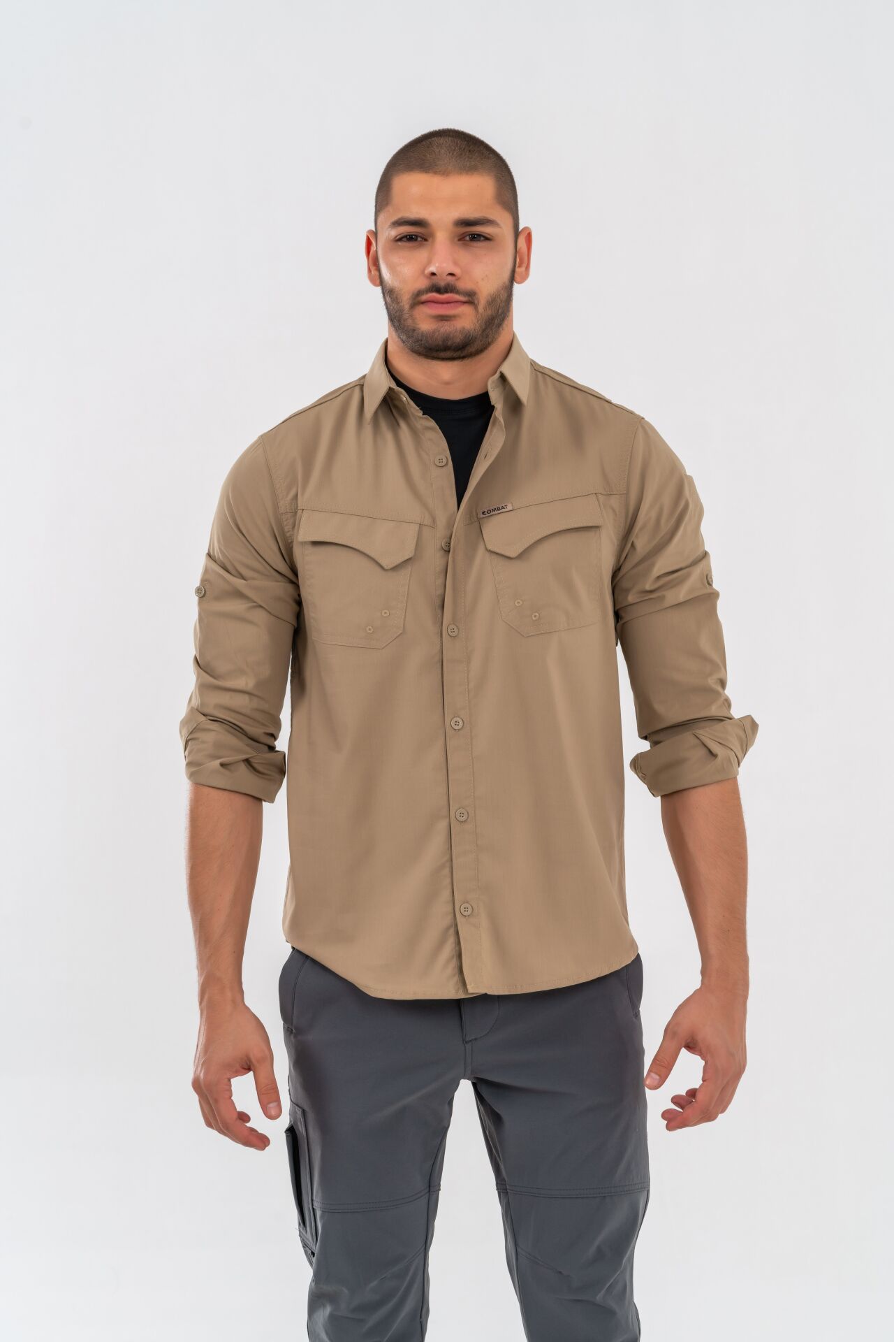 GÖMLEK TACTICAL SUMMERY RİPS120 - 428 - BEJ2