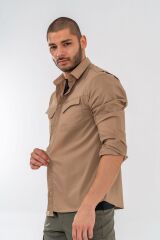 GÖMLEK TACTICAL SUMMERY RİPS120 - 428 - BEJ