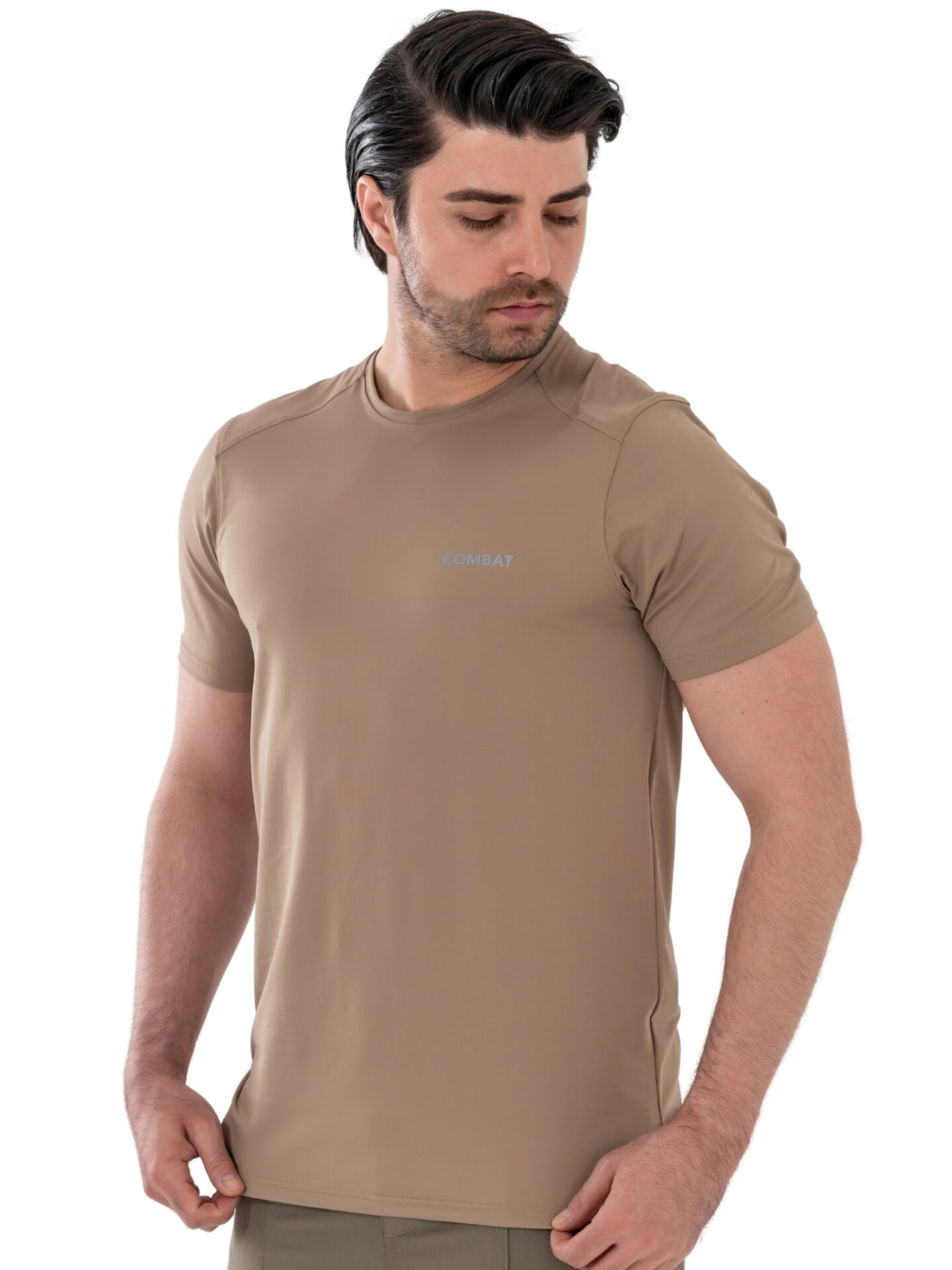T-SHIRT BASIC -  807 SJY - BEJ
