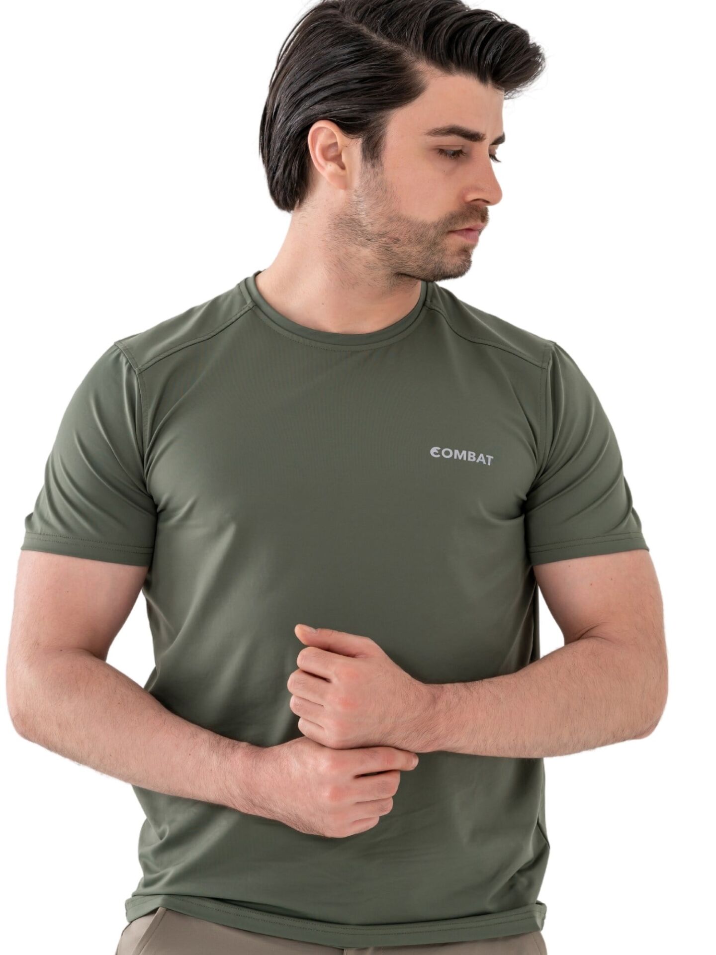 T-SHIRT BASIC -  807 SJY - HAKİ