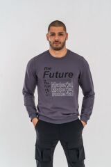 SWEATSHIRT BASIC - 902 - ANTRASİT - ANTRASİT