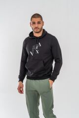 SWEATSHIRT KAPŞONLU - 904 - SİYAH - SİYAH