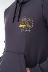 SWEATSHIRT KAPŞONLU - 904 - ANTRASİT - ANTRASİT