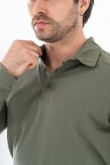 T-SHIRT TACTICAL U.KOL PİKE - 823 - HAKİ