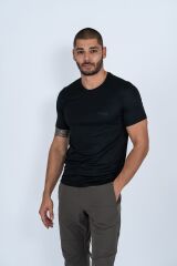 T-SHIRT BASIC 001 - 807 YGM - SİYAH