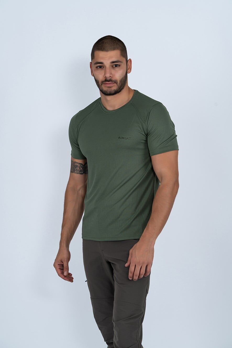 T-SHIRT BASIC 001 - 807 YGM - HAKİ1