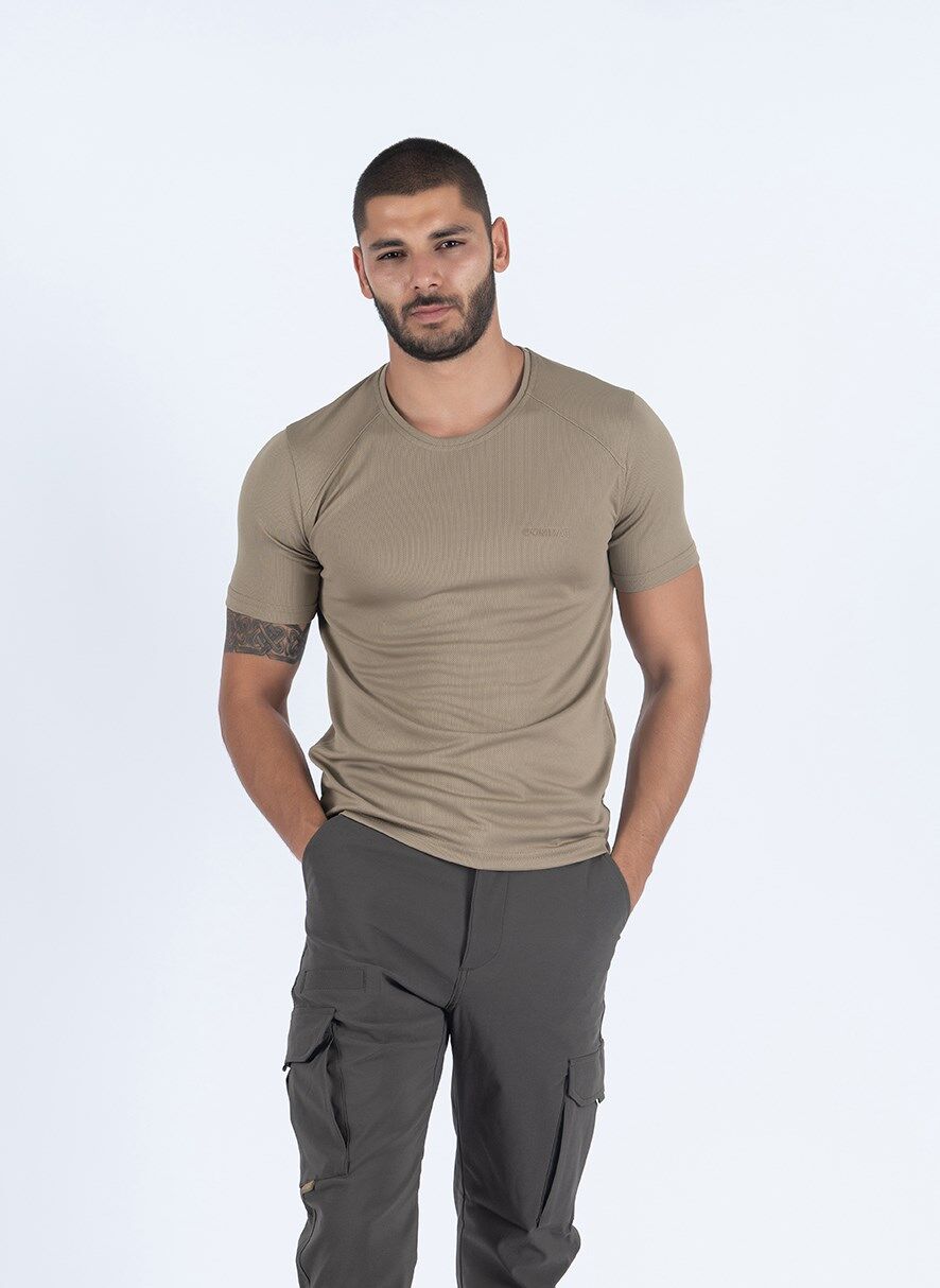 T-SHIRT BASIC 001 - 807 YGM - BEJ