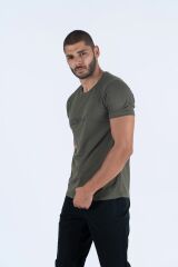 T-SHIRT BASIC 002 - 807 YGM - HAKİ1