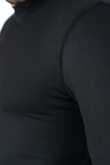 T-SHIRT MICROFİBER BASIC U.KOL - 810 - SİYAH