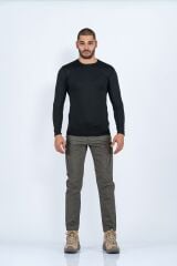 T-SHIRT MICROFİBER BASIC U.KOL - 810 - SİYAH