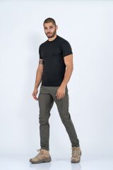 T-SHIRT MICROFİBER BASIC K.KOL - 809 - SİYAH