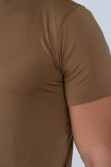 T-SHIRT MICROFİBER BASIC K.KOL - 809 - BEJ