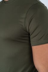 T-SHIRT MICROFİBER BASIC K.KOL - 809 - HAKİ
