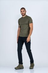 T-SHIRT MICROFİBER BASIC K.KOL - 809 - HAKİ