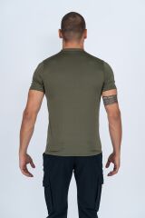T-SHIRT MICROFİBER BASIC K.KOL - 809 - HAKİ