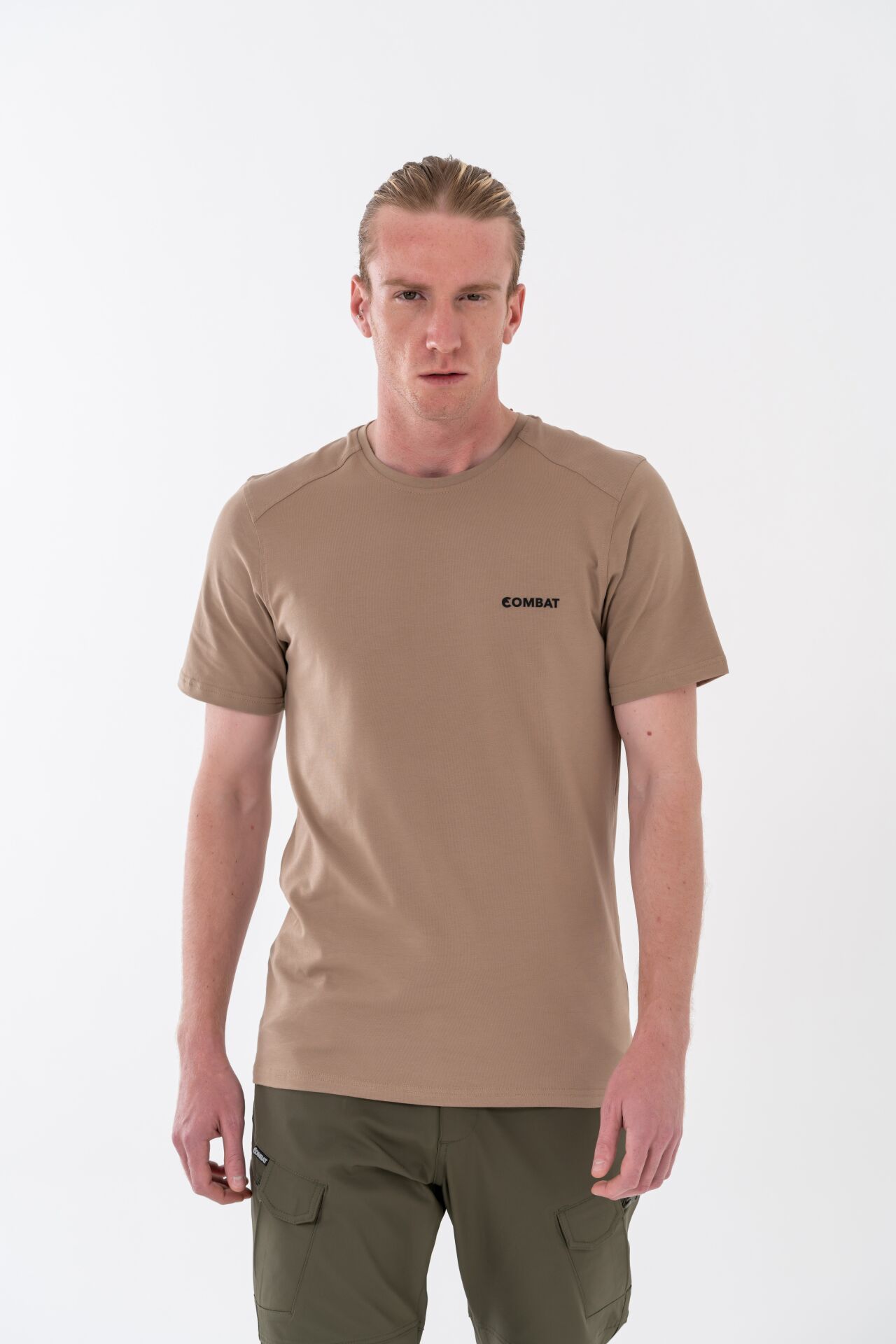 T-SHIRT BASIC - 807 ORG - BEJ