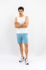 T-SHIRT ANTRENMAN KOLSUZ - 813 - BEYAZ