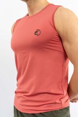 T-SHIRT ANTRENMAN KOLSUZ - 813 - GÜL KURUSU