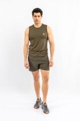 T-SHIRT ANTRENMAN KOLSUZ - 813 - HAKİ