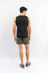 T-SHIRT ANTRENMAN KOLSUZ - 813 - SİYAH