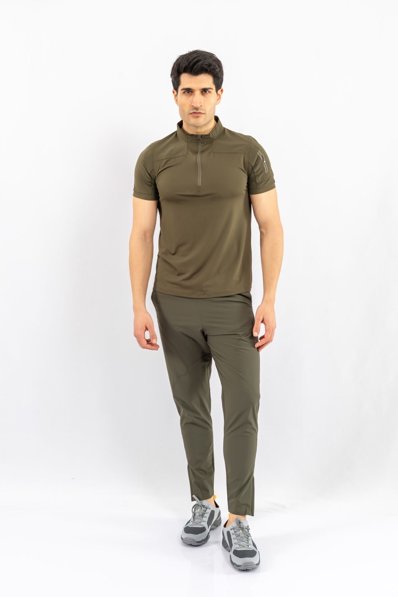 T-SHIRT TACTİC K.KOL - 405 - HAKİ
