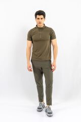 T-SHIRT TACTİC K.KOL - 405 - HAKİ