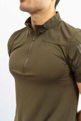 T-SHIRT TACTİC K.KOL - 405 - HAKİ