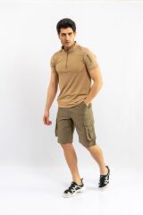 T-SHIRT TACTİC K.KOL - 405 - BEJ