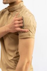 T-SHIRT TACTİC K.KOL - 405 - BEJ
