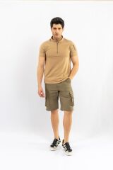 T-SHIRT TACTİC K.KOL - 405 - BEJ