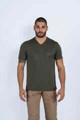 T-SHIRT BASIC 001 - 808 - HAKİ2