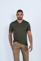 T-SHIRT BASIC 001 - 808 - HAKİ2