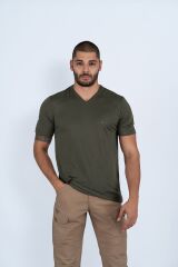 T-SHIRT BASIC 001 - 808 - HAKİ2