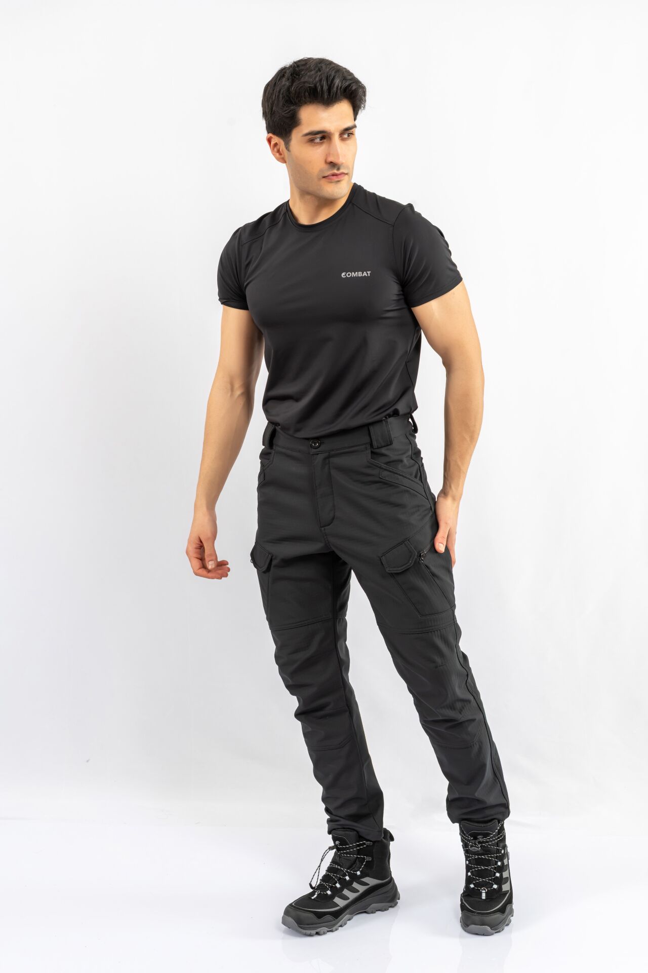 PANTOLON TACTİCAL RİPS SOFTSHELL  - 501 - SİYAH